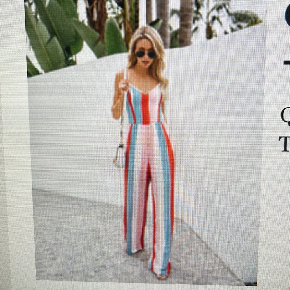 Oxford Stripped Jumpsuit